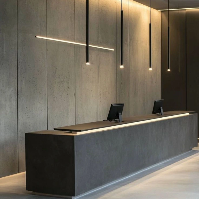 Reception desk Exotic hotel reception designs